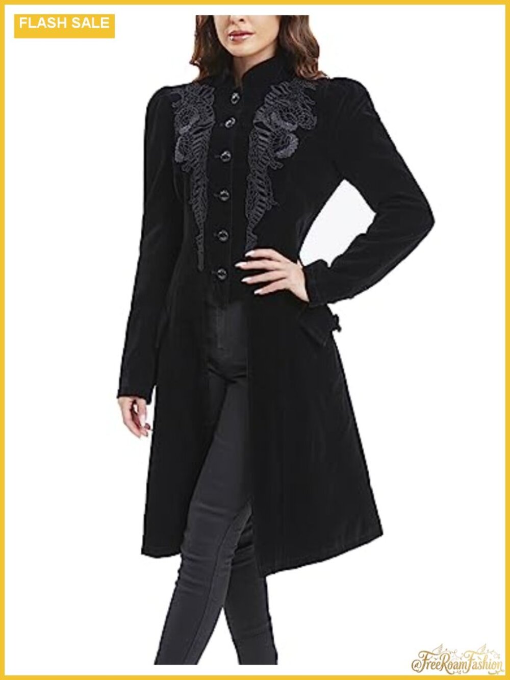 Velvet Victorian Steampunk Renaissance Gothic Frock Coat Jacket